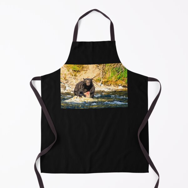 Item preview, Grizzly Bear in Yellowstone River Premium designed and sold by bawdennlloos.