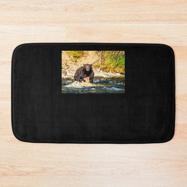 Item preview, Grizzly Bear in Yellowstone River Premium designed and sold by bawdennlloos.