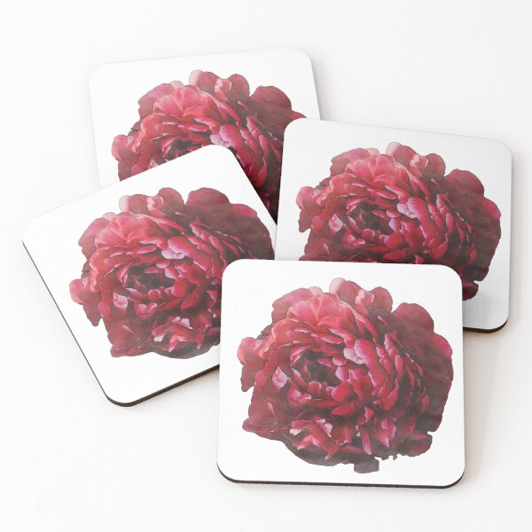 Item preview, Red water color peony -- aesthetic  designed and sold by BrushIdyl.