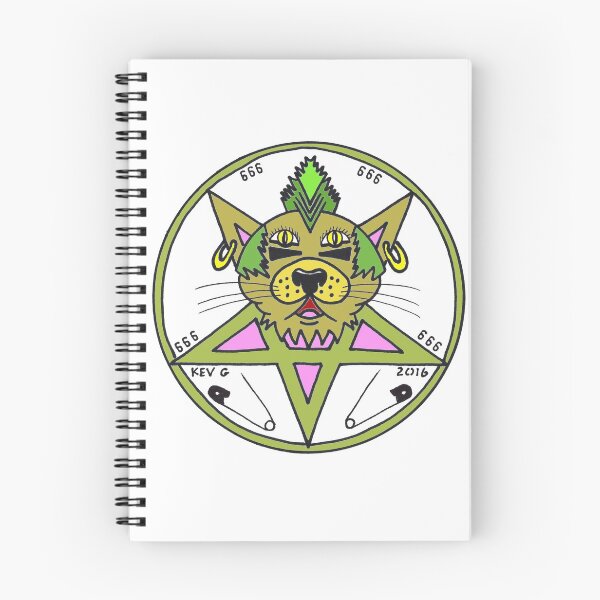 Item preview, PUNK KITTY WHT - Art By Kev G designed and sold by ArtByKevG.