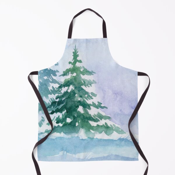 Item preview, Hand-drawn Snow Covered Branches Watercolor illustration designed and sold by hatimelhag.