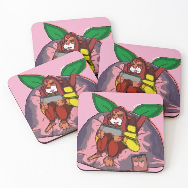 Item preview, Sun Wukong on a Peach Beanbag designed and sold by Weremoose.