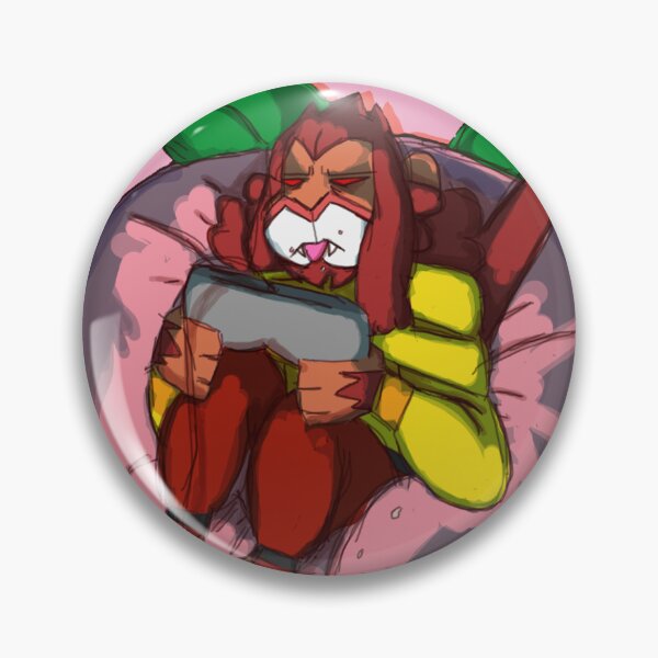 Item preview, Sun Wukong on a Peach Beanbag designed and sold by Weremoose.