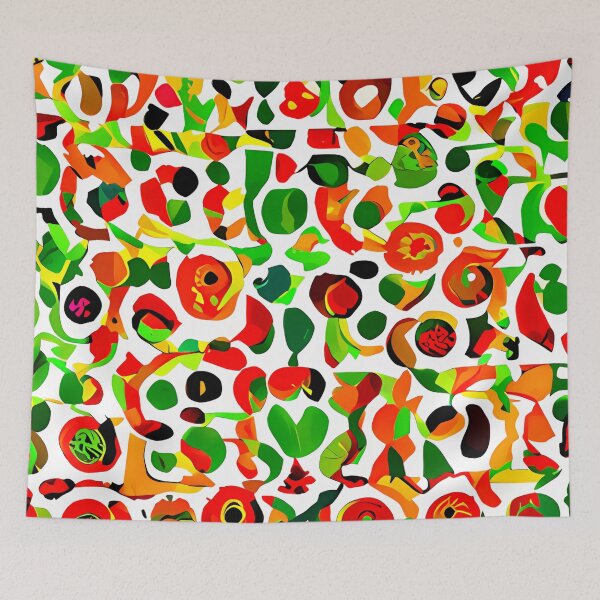 Item preview, Juicy Fruits AI-generated pattern designed and sold by CGArtsy.