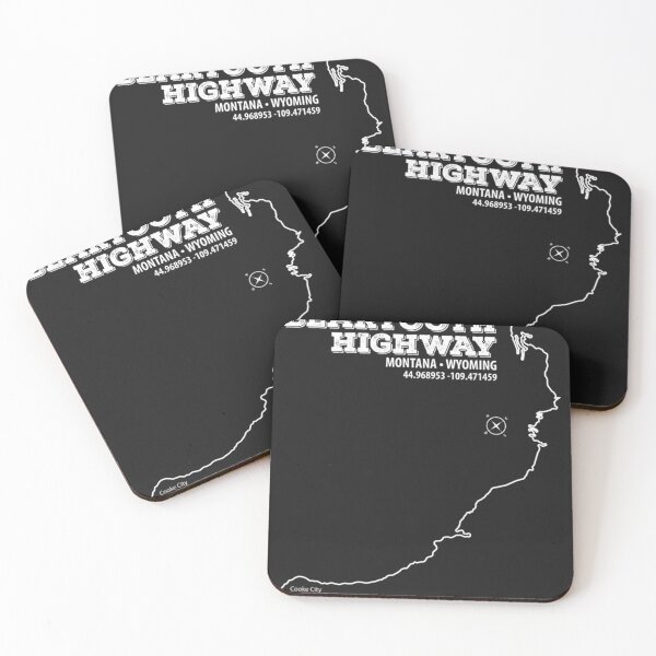Item preview, Beartooth Highway US 212 Cyclist Motorcycle RV Route Sticker & T-Shirt Classic designed and sold by tinnpftwig.