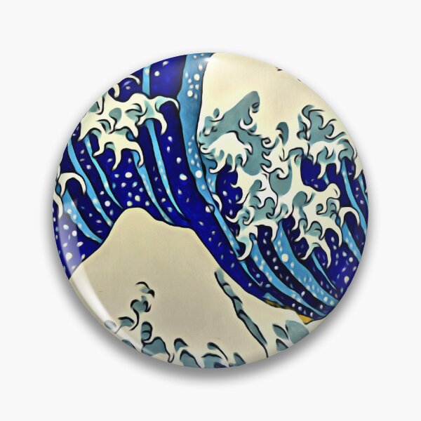 Item preview, Big wave, great wave pattern, for desk Mat Mouse Pads, mousepad designed and sold by Collagedream.