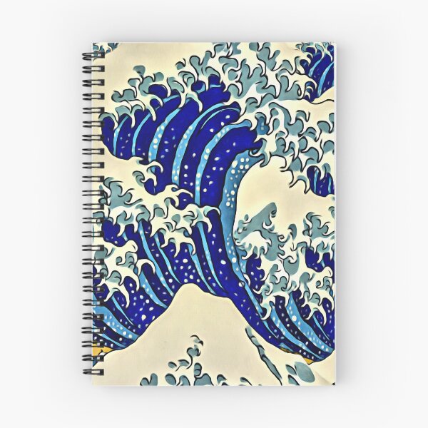 Item preview, Big wave, great wave pattern, for desk Mat Mouse Pads, mousepad designed and sold by Collagedream.