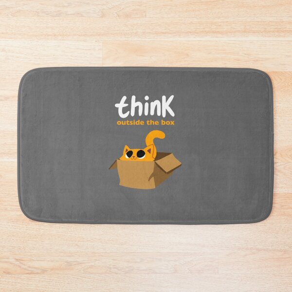 Item preview, Think Outside the Box Orange Cat designed and sold by violetjelly.