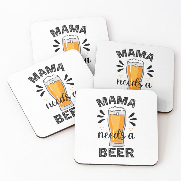 Item preview, Mama Needs A Beer,Drinking Saying,gift for mom designed and sold by goodprints shop.