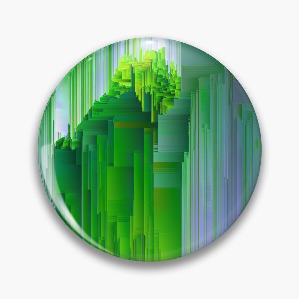 Item preview, Naturaleza Glitchin '- Abstract Pixel Art designed and sold by Jennifer Walsh Design.