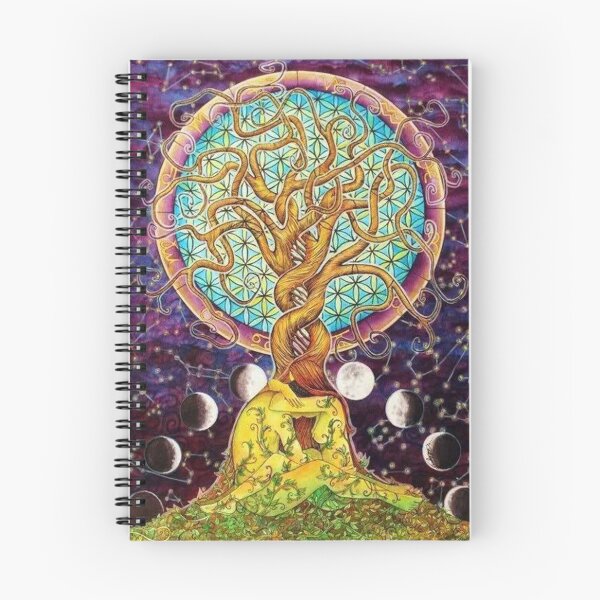Item preview, Tree of Life, Flower of Life, art designed and sold by Viktoriia Trubiichuk.