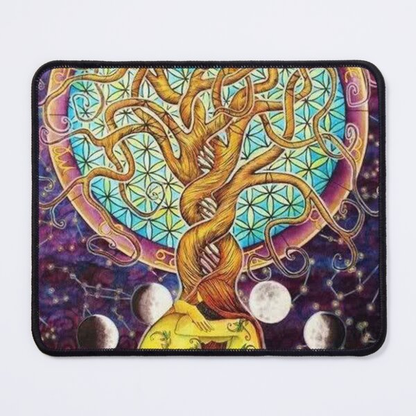 Item preview, Tree of Life, Flower of Life, art designed and sold by Viktoriia Trubiichuk.