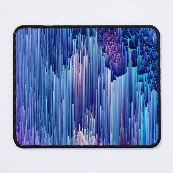 Item preview, Beglitched Waterfall - Abstract Pixel Art designed and sold by Jennifer Walsh Design.