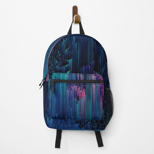 Item preview, Glitchy Night - Abstract Pixel Art designed and sold by Jennifer Walsh Design.