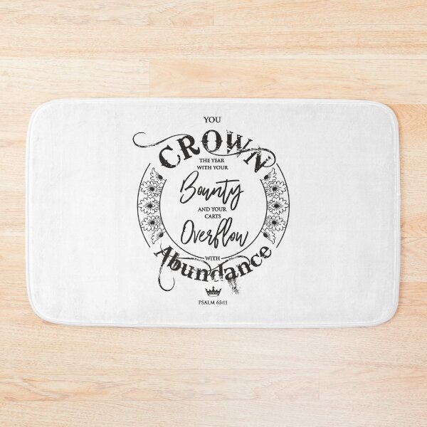 Item preview, Crown the year - Ps 65:11 designed and sold by AbideApparel.