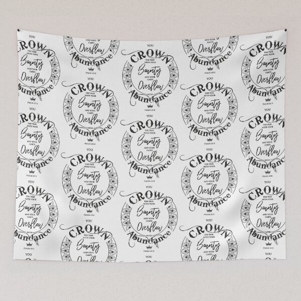 Item preview, Crown the year - Ps 65:11 designed and sold by AbideApparel.