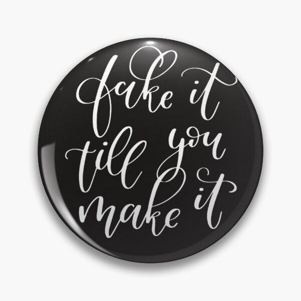 Item preview, Fake it till you make it t-shirt ajusté  designed and sold by marcoliyp.