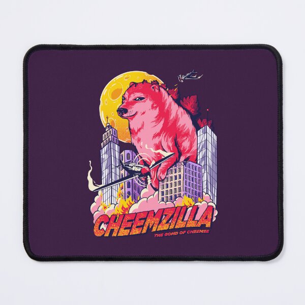 Item preview, Cheemzilla - The Gomd of Cheemse | Kaiju Shiba Inu Doggo Wacky and Uncharacteristic Ironic Dank Memes | Dogezilla Doge Dogzilla | Bonk Dorime | Much Wow | Kaijuism | Cheese Moon | Cheemsburbism designed and sold by Any Color Designs.