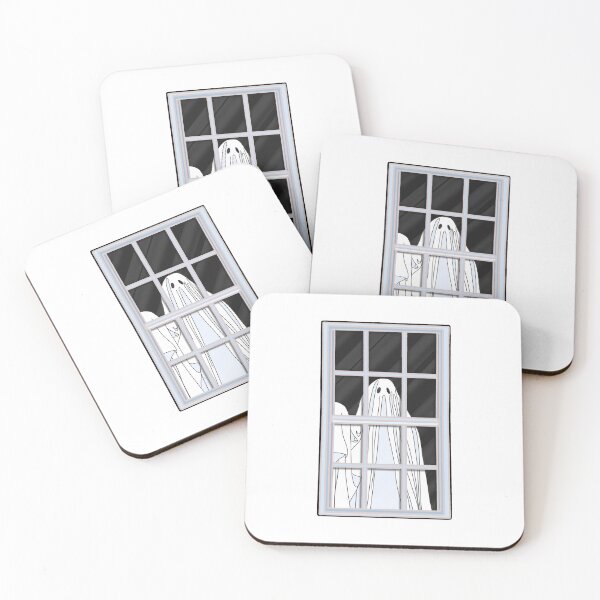 Item preview, Ghost Window Pin designed and sold by nerdpins.