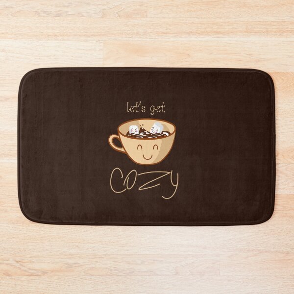 Item preview, Let’s Get COZY! - Brown Background designed and sold by PawsitiveMum.