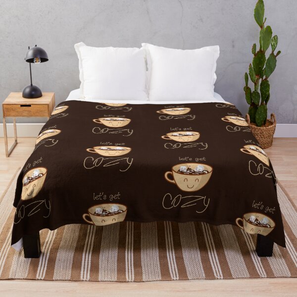 Item preview, Let’s Get COZY! - Brown Background designed and sold by PawsitiveMum.