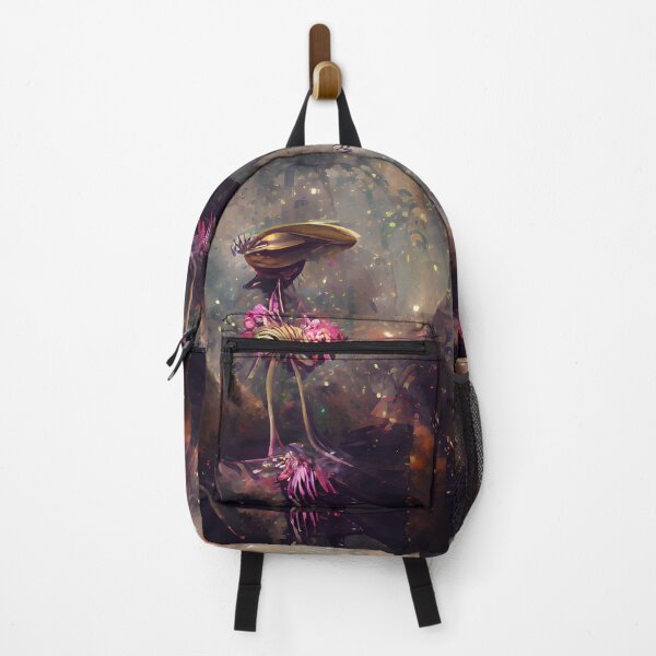Item preview, Magical Alien Flower Pink Painting designed and sold by ArtsySaturn.