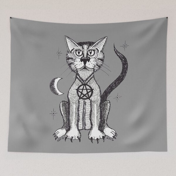 Item preview, WICCAN CAT - Art By Kev G designed and sold by ArtByKevG.