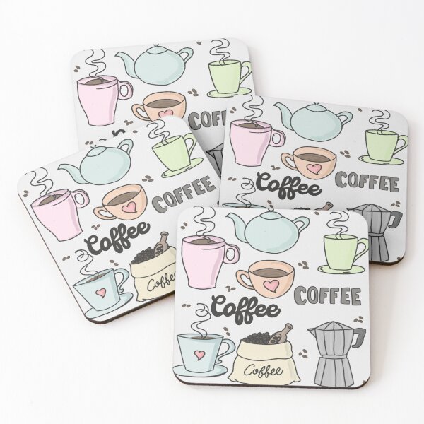 Item preview, Coffee cartoon for Coffee addicted everyone(colour palette, color palete) designed and sold by Sanaura.
