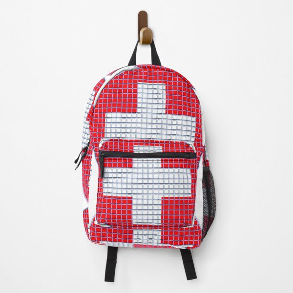 Item preview, Switzerland Flag Rounded - Squares Pixel designed and sold by MoonElite.