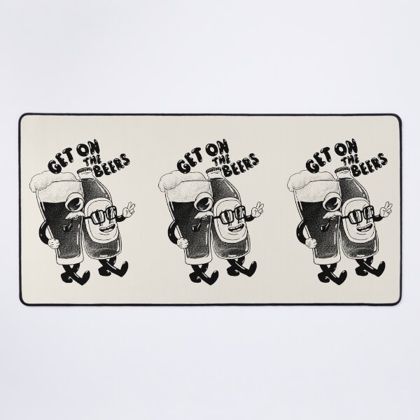 Item preview, Get on the Beers (for White) designed and sold by Any Color Designs.