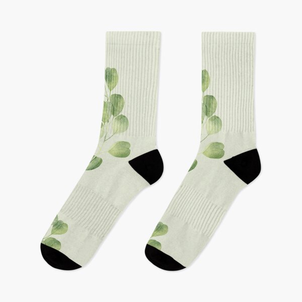 Item preview, Green eucalyptus branch botanical illustration  designed and sold by helga-wigandt.