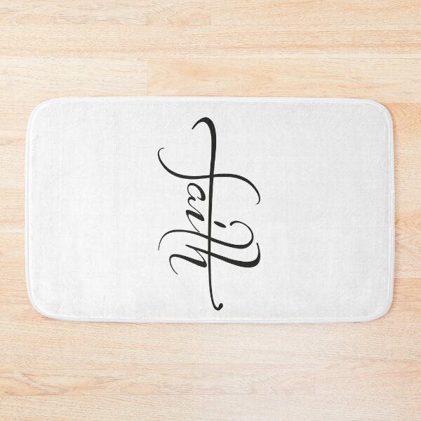 Item preview, Faith Cross, Script designed and sold by AbideApparel.