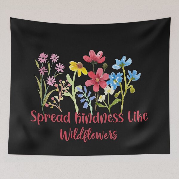 Item preview, Spread Kindness Wildflowers designed and sold by HappyLifeCreate.