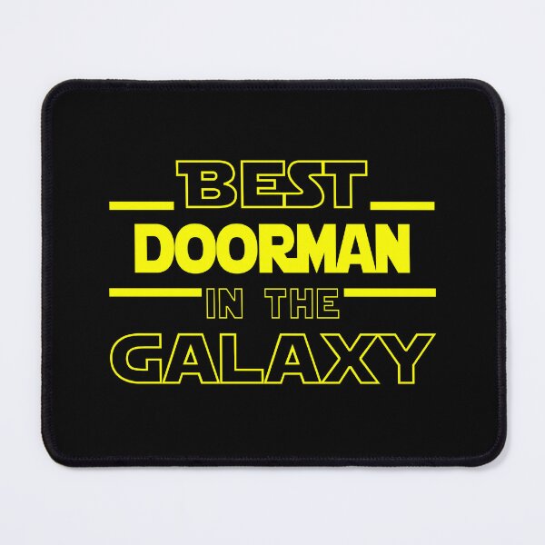 Item preview, doorman Job Dad Mom Hudband Mens Shirt, Best doorman In The Galaxy, Funny doorman Birthday christmas Gift Gift designed and sold by xlnv.
