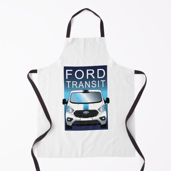Item preview, Ford Transit in white with racing stripes designed and sold by MarkDDesigns.