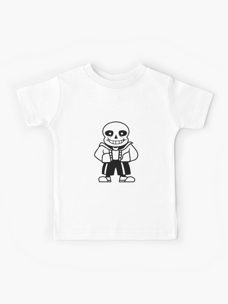 sans undertale white' Kids' T-Shirt