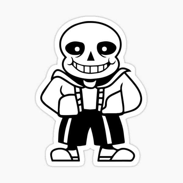 Undertale Sans Sticker for Sale by Constance Cartwright