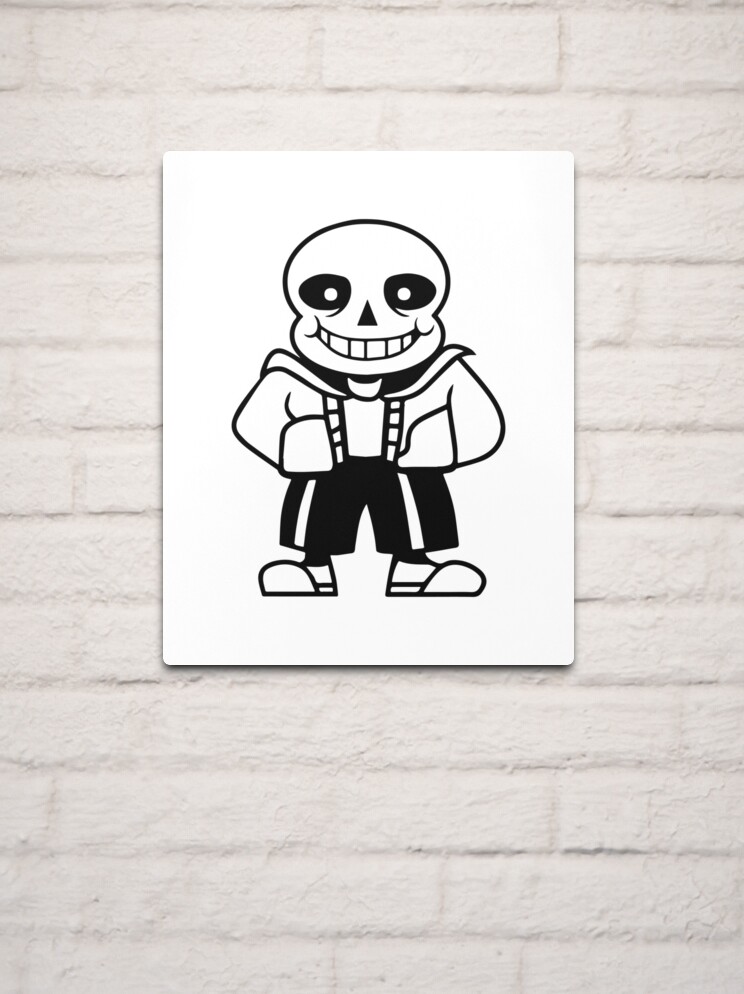 sans Undertale Art Board Print for Sale by onlydrawning