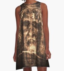 Jesus Shroud of Turin A-Line Dress