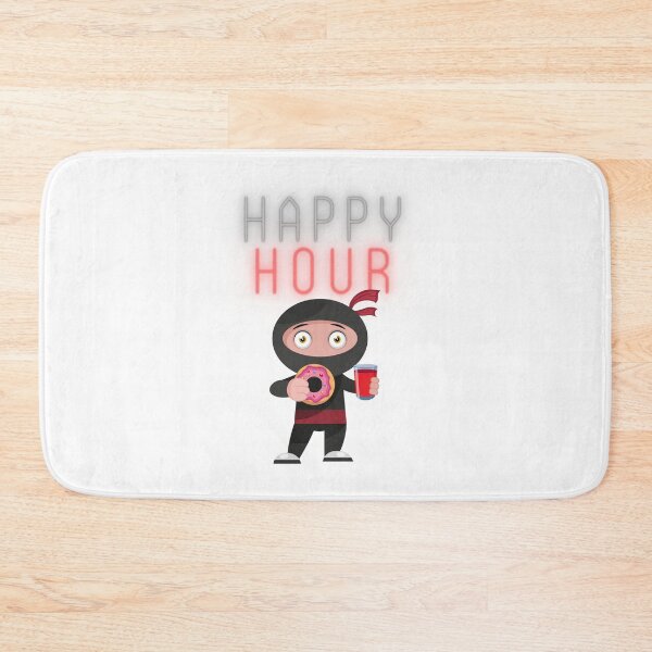Item preview, Ninja taking a break eating donut drinking coffee designed and sold by jpn insprd.