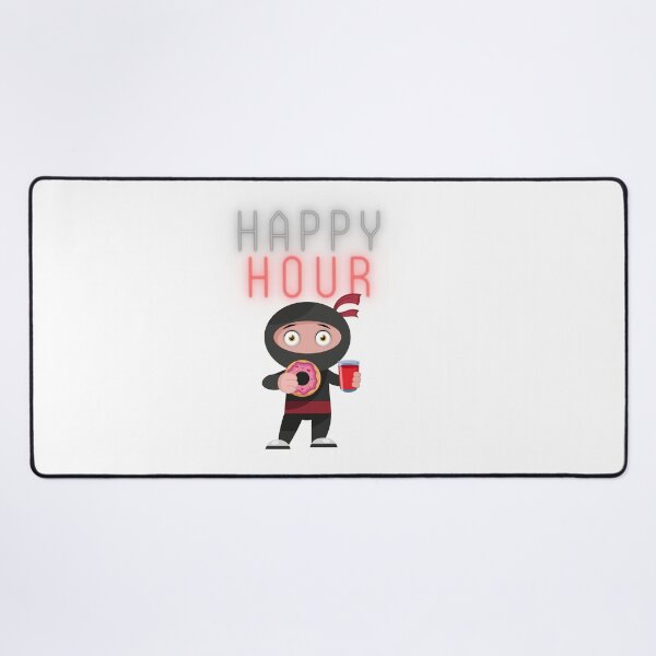 Item preview, Ninja taking a break eating donut drinking coffee designed and sold by jpn insprd.