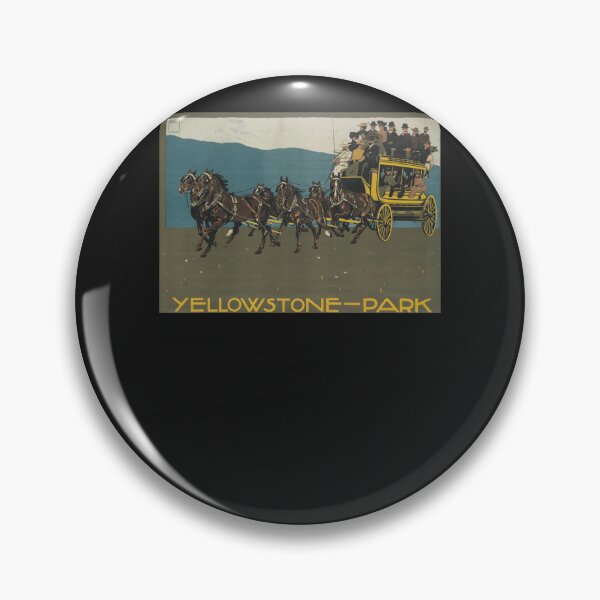 Item preview, Vintage Art - Ludwig Hohlwein, Yellowstone Park, 1910 Premium Scoop designed and sold by tregrexffoslerh.