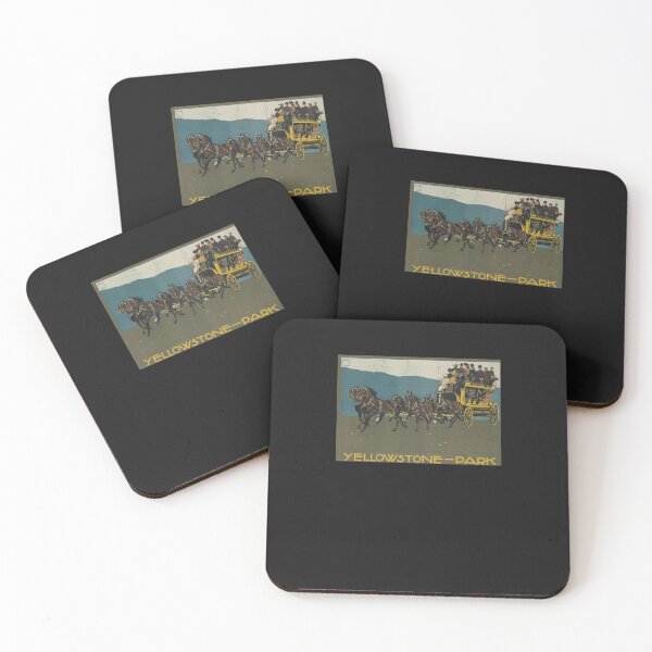 Item preview, Vintage Art - Ludwig Hohlwein, Yellowstone Park, 1910 Premium Scoop designed and sold by tregrexffoslerh.