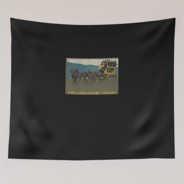 Item preview, Vintage Art - Ludwig Hohlwein, Yellowstone Park, 1910 Premium Scoop designed and sold by tregrexffoslerh.
