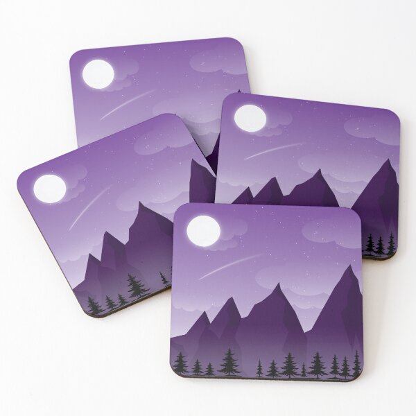 Item preview, Moonlight Mountains designed and sold by CiaravinoStudio.
