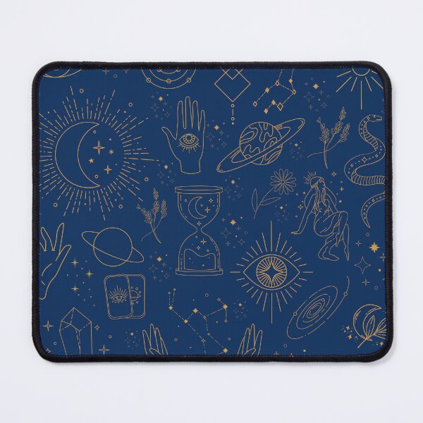 Item preview, Mystical pattern in dark blue designed and sold by Holly-berry-art.