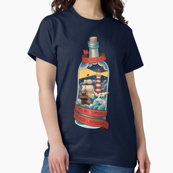 Avoid Lighthouses Classic T-Shirt