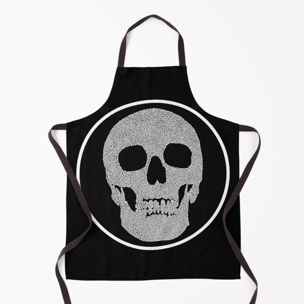 Item preview, Squiggle Skull (Circle) designed and sold by Xernition.