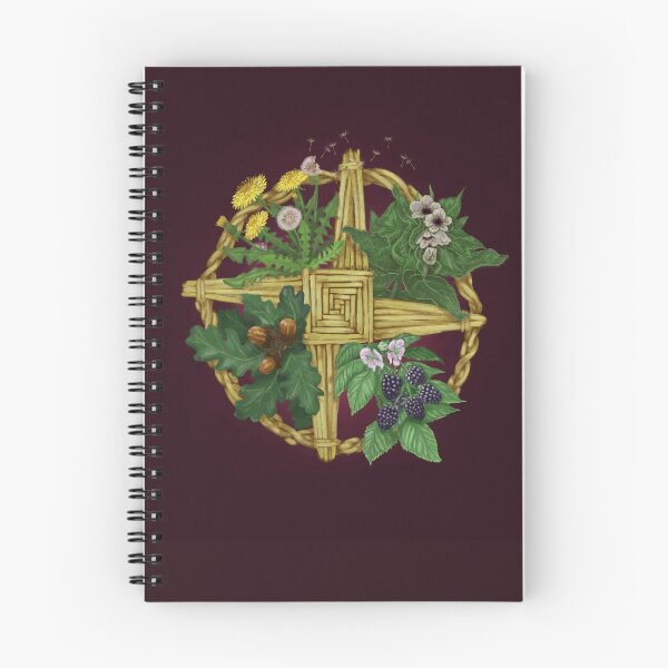 Item preview, Brigid's Cross - Deep Berry Background  designed and sold by ChristinaSeas.