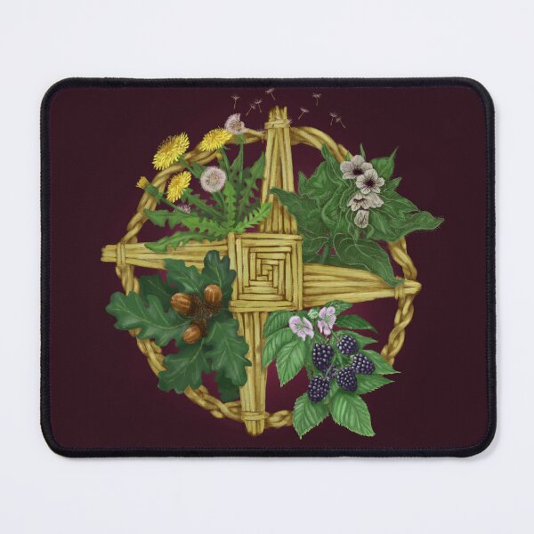 Item preview, Brigid's Cross - Deep Berry Background  designed and sold by ChristinaSeas.